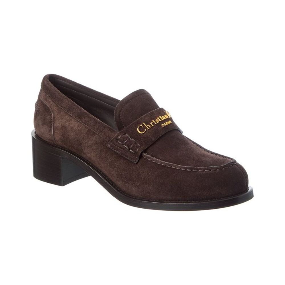 Dior Boy Suede Loafer, Brown